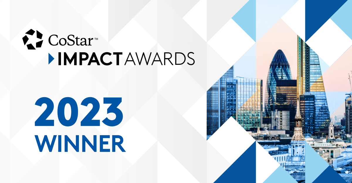 Congratulations, you won a CoStar Impact Award! Impact Awards